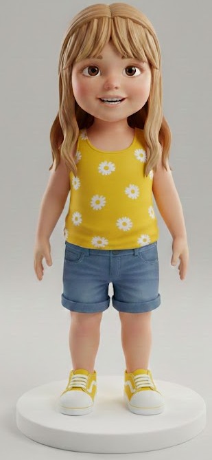Mini Me girl figurine
